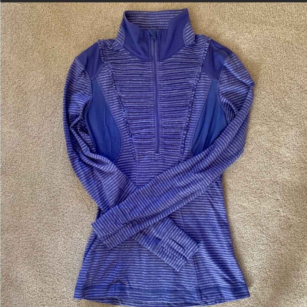 Lululemon Half Zip Pullover Run:  Your Heart Out Persian Purple Heathere…